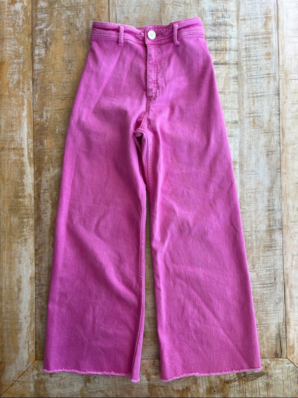 Zara Pink Women's Marine Jeans size 2 - Picture 4 of 10
